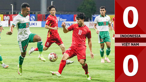 VIDEO bàn thắng Indonesia vs Việt Nam: 0-0 (Bảng B - AFF Cup 2020)