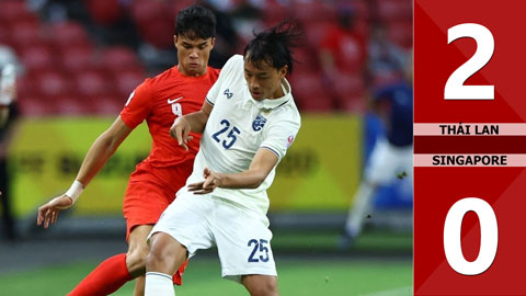 VIDEO bàn thắng Thái Lan vs Singapore: 2-0 (Bảng A - AFF Cup 2020)