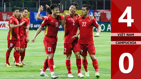 VIDEO bàn thắng Việt Nam vs Campuchia: 4-0 (Bảng B - AFF Cup 2020)