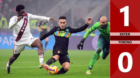VIDEO bàn thắng Inter vs Torino: 1-0 (Vòng 19 Serie A 2021/22)