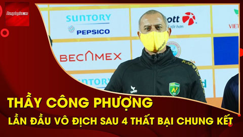 Thầy Công Phượng vô địch sau 4 lần thua chung kết