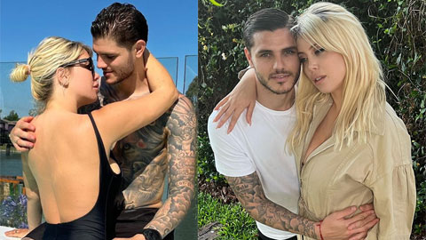 Ly hôn hụt, vợ chồng Icardi chăm khoe ảnh tình tứ khiến fan nhức mắt