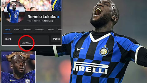 Lukaku lại công khai nổi loạn trên mạng xã hội