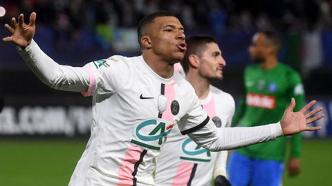 Mbappe lại gây sốt với pha bứt tốc từ giữa sân ghi bàn