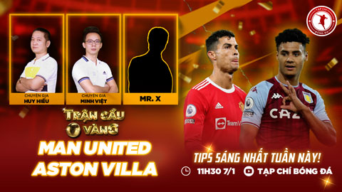 Trận cầu vàng: Tự tin vào cửa nào ở cuộc đối đầu MU vs Aston Villa