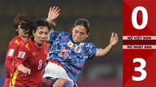 VIDEO bàn thắng Nữ Việt Nam vs Nữ Nhật Bản: 0-3 (Vòng bảng Cúp bóng đá nữ châu Á 2022)
