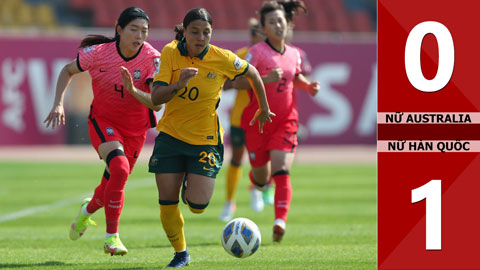 VIDEO bàn thắng Nữ Australia vs Nữ Hàn Quốc: 0-1 (Tứ kết Cúp bóng đá nữ châu Á 2022)