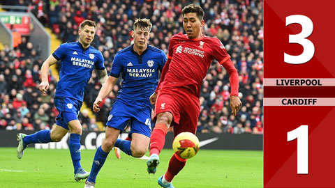 VIDEO bàn thắng Liverpool vs Cardiff: 3-1 (Vòng 4 FA cup 2021/22)