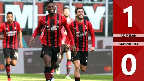 VIDEO bàn thắng AC Milan vs Sampdoria: 1-0 (Vòng 25 Serie A 2021/22)