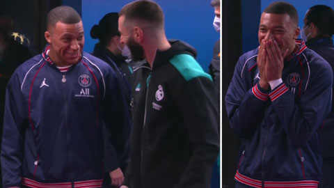 Mbappe và Benzema đã nói gì với nhau trong đường hầm trước trận PSG vs Real