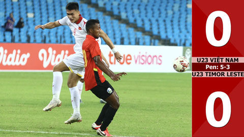 VIDEO bàn thắng U23 Việt Nam vs U23 Timor Leste: 0-0, Pen: 5-3 (Bán kết U23 Đông Nam Á 2022)