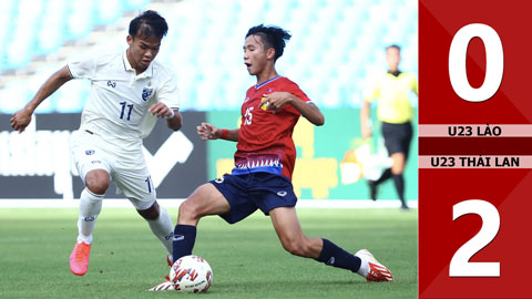 VIDEO bàn thắng U23 Lào vs U23 Thái Lan: 0-2 (Bán kết U23 Đông Nam Á 2022)