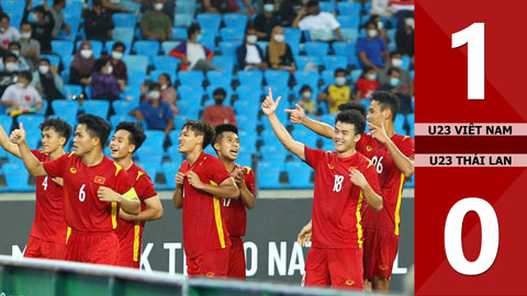 VIDEO bàn thắng U23 Việt Nam vs U23 Thái Lan: 1-0 (Chung kết U23 Đông Nam Á 2022)