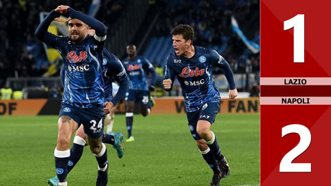 VIDEO bàn thắng Lazio vs Napoli: 1-2 (Vòng 27 Serie A 2021/22)