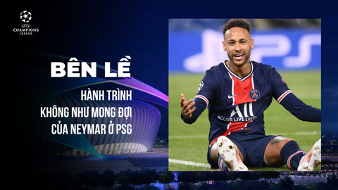 Neymar và hành trình không như mong đợi ở PSG