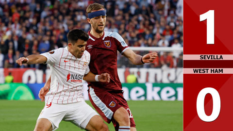 VIDEO bàn thắng Sevilla vs West Ham: 1-0 (Lượt đi vòng 1/8 Europa League 2021/22)