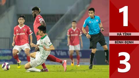 VIDEO bàn thắng Hà Tĩnh vs Bình Định: 1-3 (Vòng 4 V.League 2022)