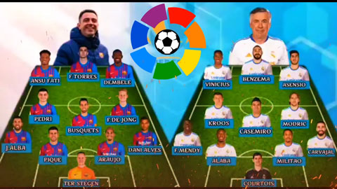 Real vs Barca sẽ đá với đội hình nào tại El Clasico
