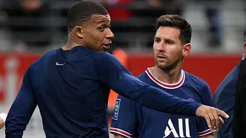 Nội bộ PSG chia rẽ, Mbappe 'thù địch' Messi