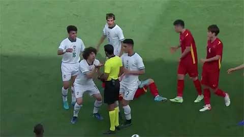 Trọng tài trở mặt nhanh như điện ở trận U23 Việt Nam vs U23 Iraq