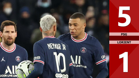 VIDEO bàn thắng PSG vs Lorient: 5-1 (Vòng 30 Ligue 1 2021/22)