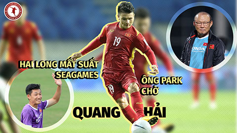 Hai Long mất vị trí ở SEA Games, ông Park dành suất chờ Quang Hải?