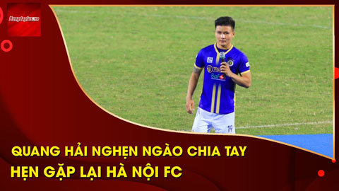 Quang Hải bật khóc, nghẹn ngào tạm biệt Hà Nội FC