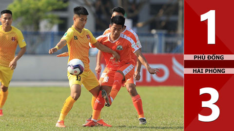 VIDEO bàn thắng Phù Đổng vs Hải Phòng: 1-3 (Vòng loại Cúp QG 2022)