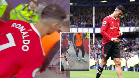 Đập vỡ điện thoại của CĐV nhí, Ronaldo xin lỗi và mời cậu bé đến Old Trafford xem MU thi đấu