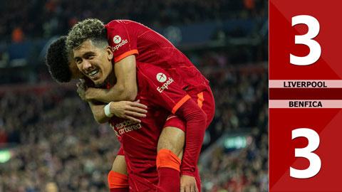 VIDEO bàn thắng Liverpool vs Benfica: 3-3, chung cuộc: 6-4 (Tứ kết lượt về Champions League 2021/22)