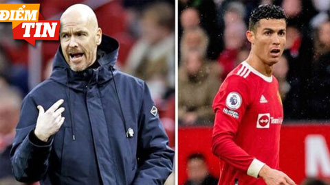 Điểm tin 15/4: Erik ten Hag tính tống khứ Ronaldo, muốn có 4 tân binh khi đến MU