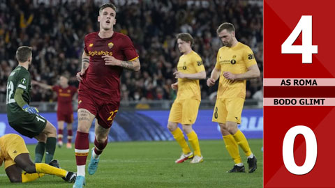 VIDEO bàn thắng AS Roma vs Bodo Glimt: 4-0, chung cuộc: 5-2 (tứ kết lượt về Conference League 2021/22)