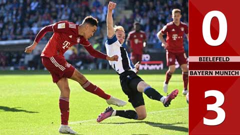 VIDEO bàn thắng Bielefeld vs Bayern Munich: 0-3 (Vòng 30 Bundesliga 2021/22)