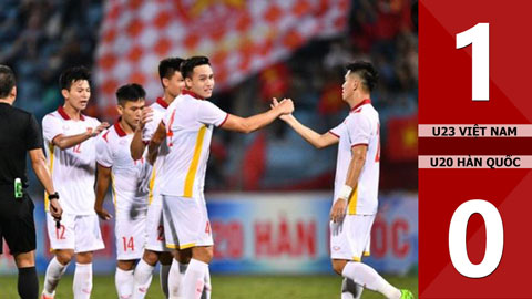 VIDEO bàn thắng U23 Việt Nam vs U20 Hàn Quốc: 1-0 (Giao hữu Quốc tế 2022)