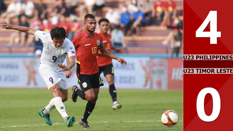 VIDEO bàn thắng U23 Philippines vs U23 Timor Leste: 4-0 (Bảng A - SEA Games 31)