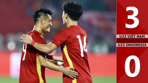 VIDEO bàn thắng U23 Việt Nam vs U23 Indonesia: 3-0 (Bảng A - SEA Games 31)