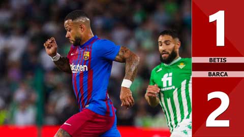 VIDEO bàn thắng Betis vs Barcelona: 1-2 (Vòng 35 La Liga 2021/22)