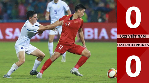 VIDEO bàn thắng U23 Việt Nam vs U23 Philippines: 0-0 (Bảng A - SEA Games 31)