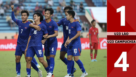 VIDEO bàn thắng U23 Lào vs U23 Campuchia: 1-4 (Bảng B - SEA Games 31)