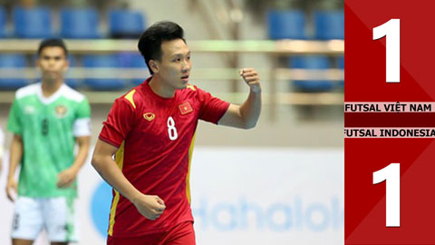 VIDEO bàn thắng Futsal Việt Nam vs Futsal Indonesia: 1-1 (SEA Games 31)