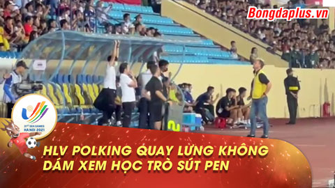 HLV U23 Thái Lan quay lưng không dám xem học trò sút pen trước U23 Singapore