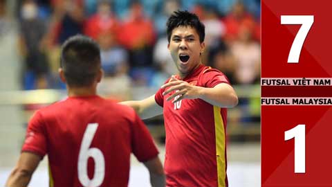 VIDEO bàn thắng Futsal Việt Nam vs Futsal Malaysia: 7-1 (SEA Games 31)