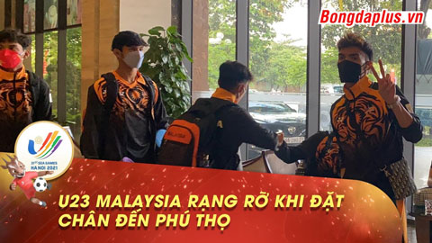 U23 Malaysia bật khóc khi chia tay Nam Định, ngỡ ngàng với sự tiếp đón nồng nhiệt ở Việt Trì