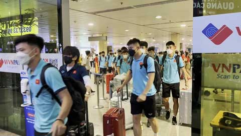 U23 Việt Nam đã có mặt tại UAE, chuẩn bị tập luyện cho VCK U23 Châu Á