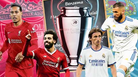 Liverpool vs Real: Ai sẽ vô địch Champions League 2021/22