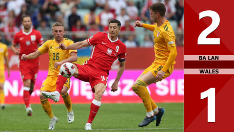 VIDEO bàn thắng Ba Lan vs Wales: 2-1 (Nations League 2022)