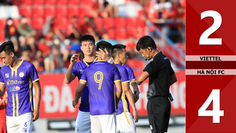 VIDEO bàn thắng Viettel vs Hà Nội FC: 2-4 (Cúp Tứ hùng 2022)