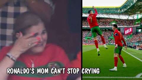 Mẹ Ronaldo khóc như mưa sau khi con trai lập cú đúp vào lưới Thụy Sỹ