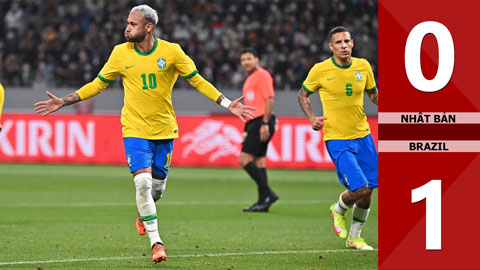 VIDEO bàn thắng Nhật Bản vs Brazil: 0-1 (Giao hữu Quốc tế 2022)