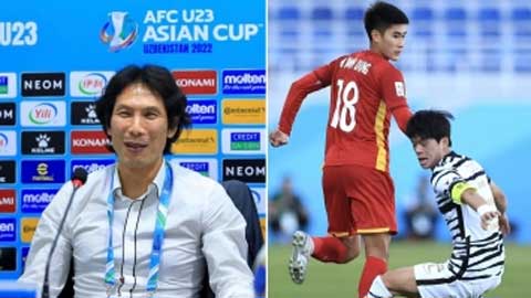 Xem HLV Gong Oh Kyun thúc giục cầu thủ U23 Việt Nam cố thắng U23 Hàn Quốc thế nào 